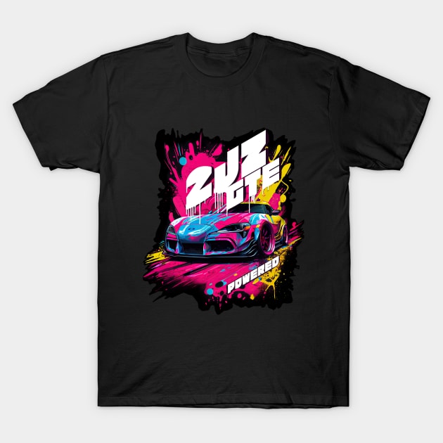 2JZ GTE Powered T-Shirt by Wrap Shop